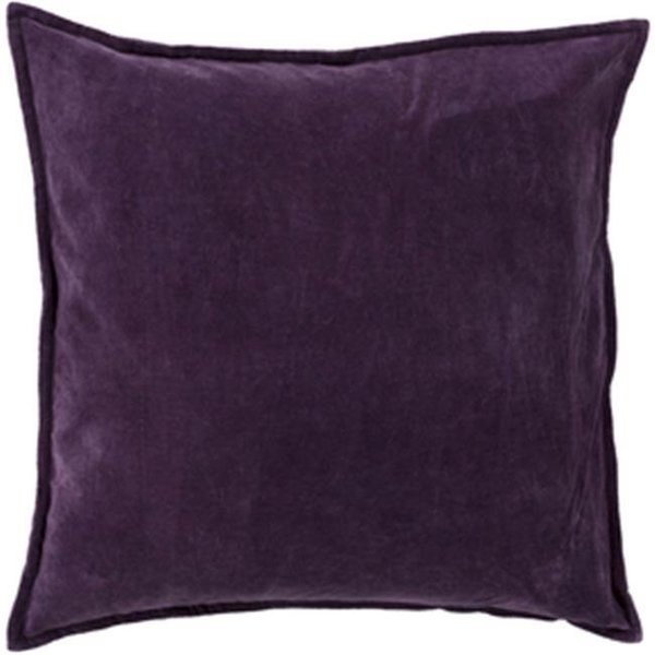 Surya Surya Rug CV006-2222P Square Mauve Poly Fiber Pillow 22 x 22 in. CV006-2222P